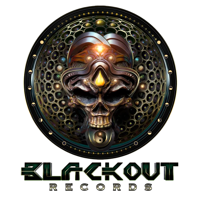 Blackout Records official color logo